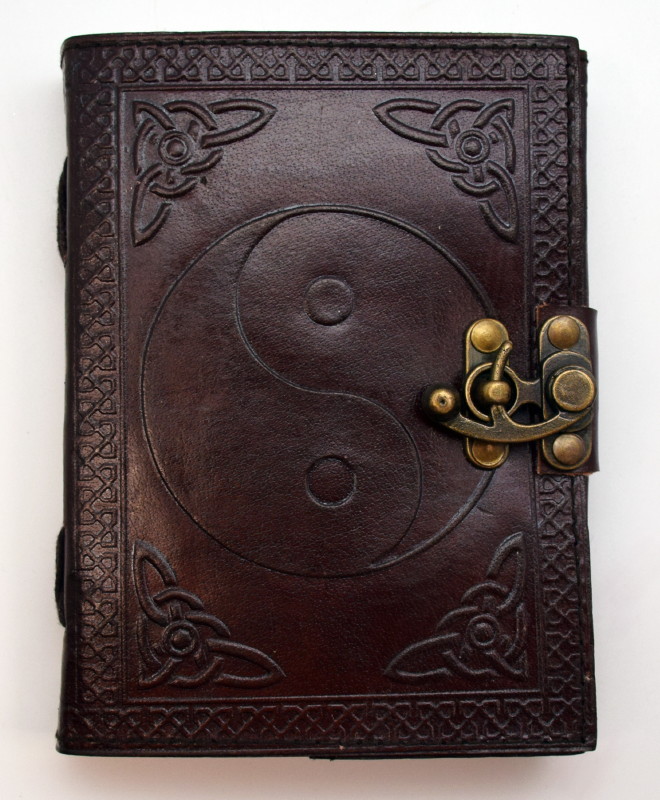 2887 - Leather Journal Ying Yang